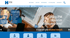 Desktop Screenshot of pm-lingua.cz